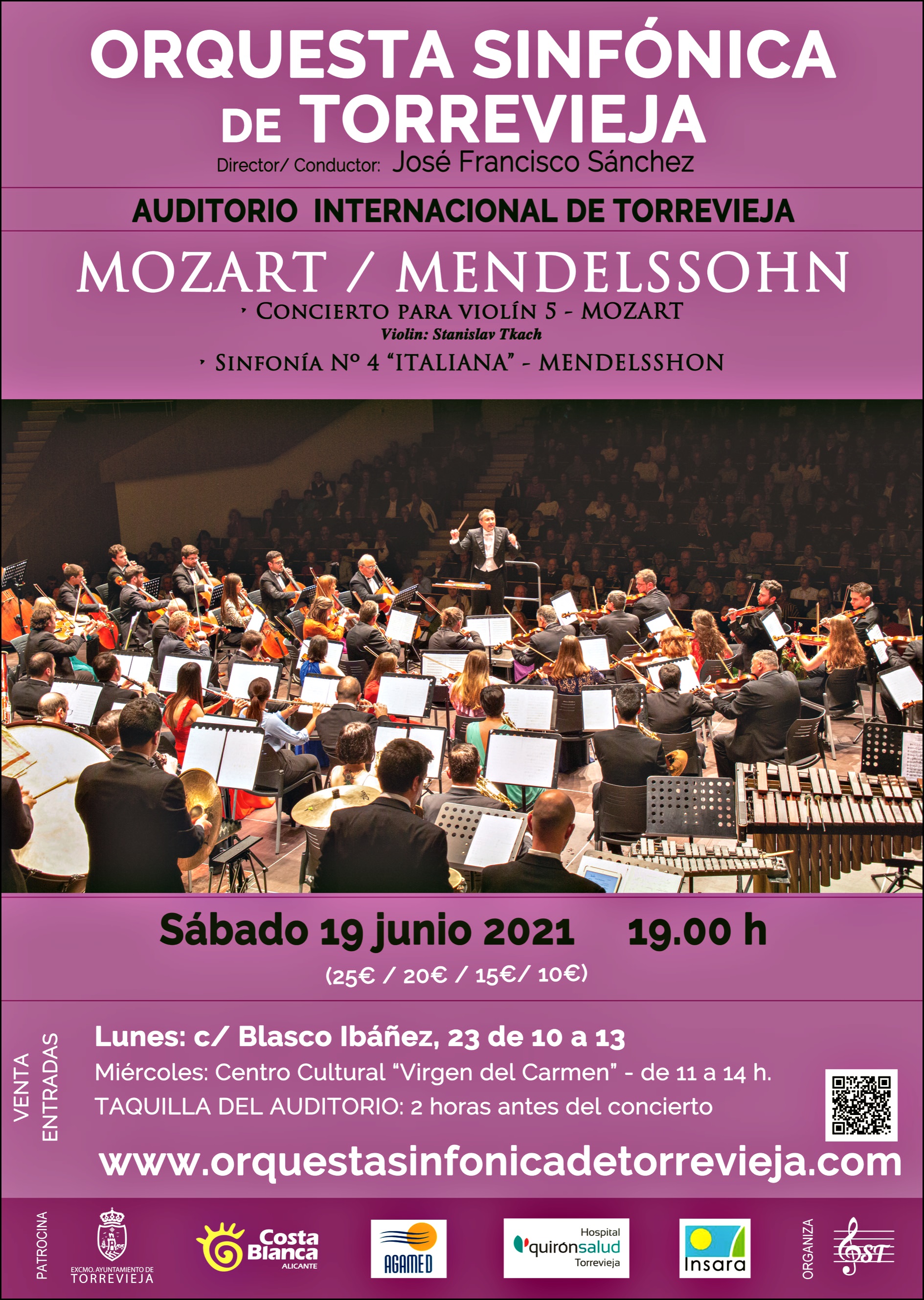 Hoy tienes una nueva oportunidad de asistir al Concierto de Año Nuevo-Reyes de la Orquesta Sinfónica de Torrevieja