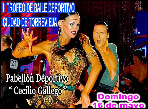 Durante todo el día se celebra hoy el I Trofeo de Baile Deportivo “Ciudad de Torrevieja”