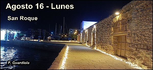 Agenda de actos del jueves 12 al  lunes 16 de agosto ( y V)