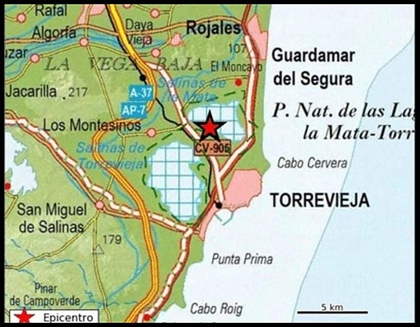 Última hora: Leve terremoto en Torrevieja