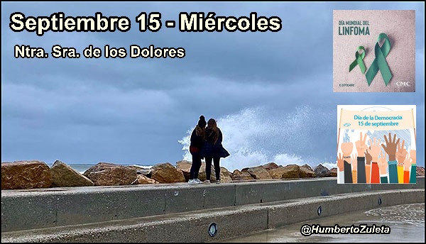 Agenda del miércoles 15 de septiembre de 2021 (258/107)