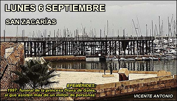 Agenda del lunes 6 de septiembre de 2021 (249/116)