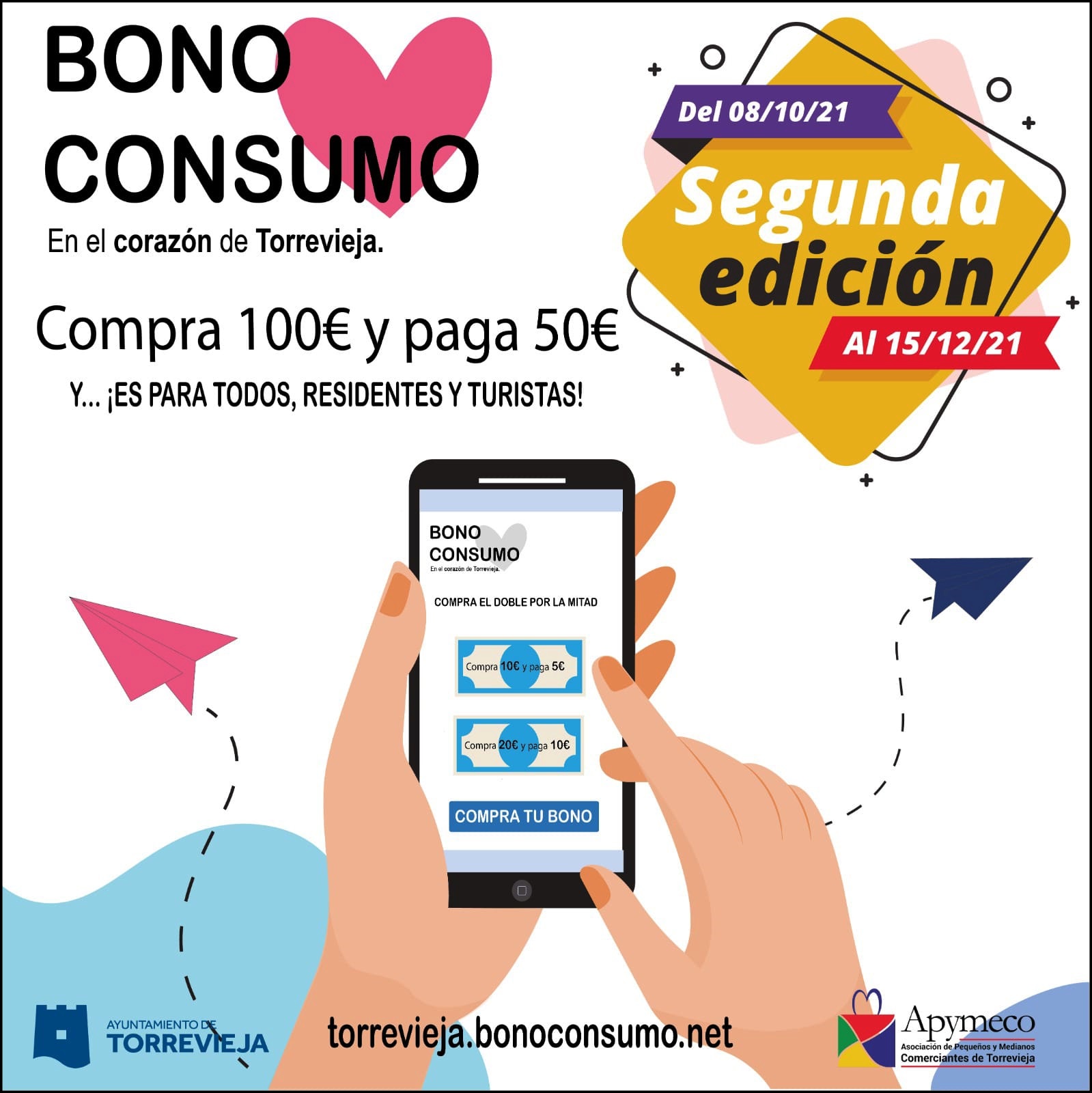 ¡Vuelve el «Bono Consumo»! …aplazado al 14 de octubre
