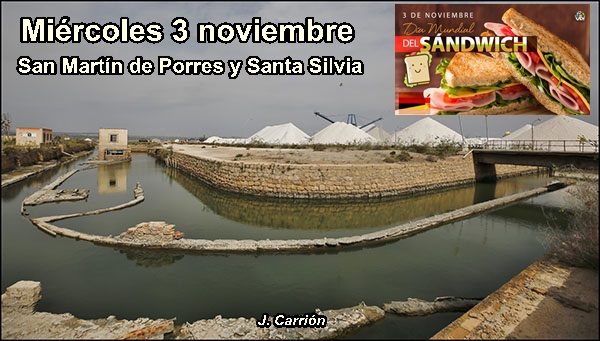 Agenda del miércoles 3 de noviembre de 2021 (307/58)