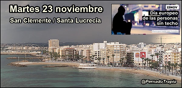 Agenda del martes 23 de noviembre (327/38)