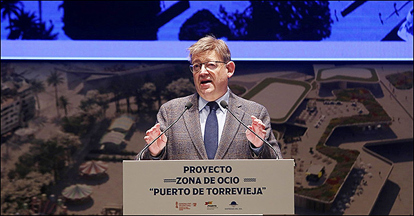 Según “Sanidad Excelente”, Ximo Puig cae en la incoherencia absoluta al defender la concesión administrativa del uso privado del puerto de Torrevieja