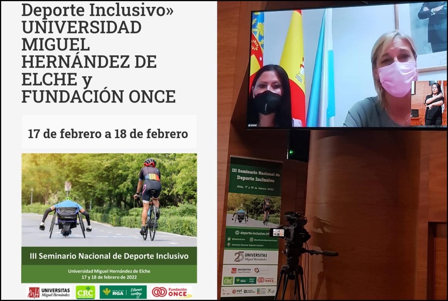Torrevieja participó en el III Seminario Nacional de Deporte Inclusivo.