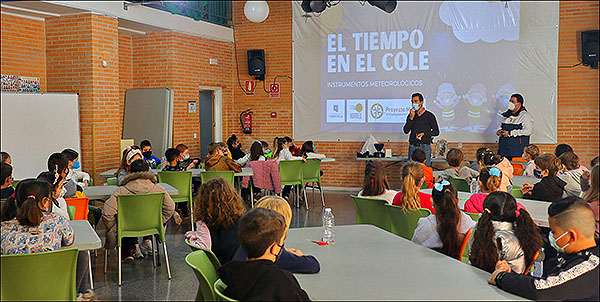 Comenzaron  las actividades de  “El Tiempo en el cole” de la mano de Proyecto Mastral.