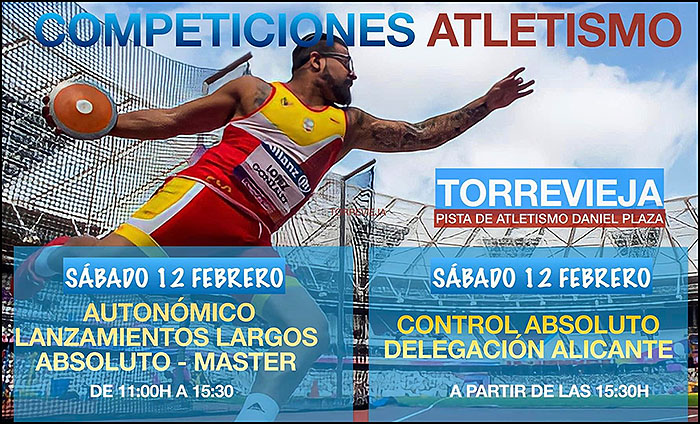 Mañana sábado Torrevieja acoge dos eventos deportivos de carácter provincial.