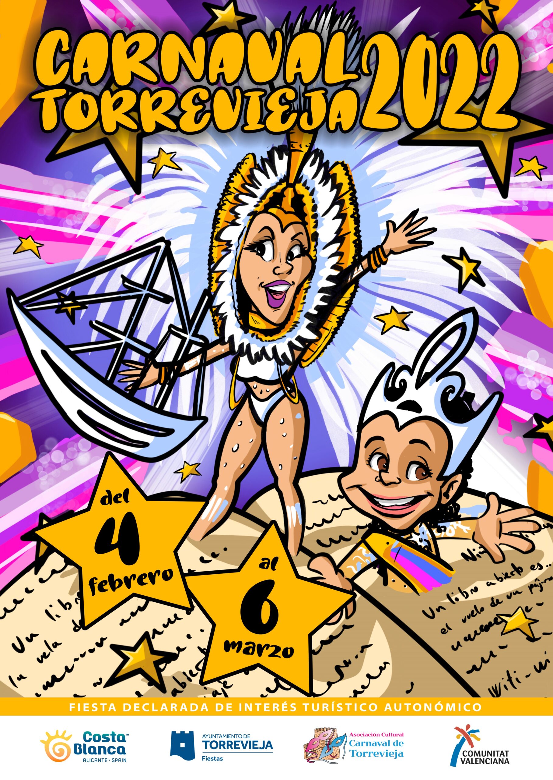 Carnaval de Torrevieja 2022, del 4 de Febrero al 6 de marzo ¡Ven y vívelo!