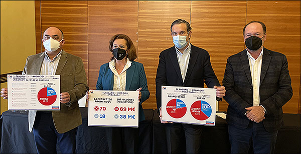 El PP denuncia que el 80% de los pro-yectos del Plan Vega Renhace del Consell para 2022 nada tienen que ver con los daños de la DANA