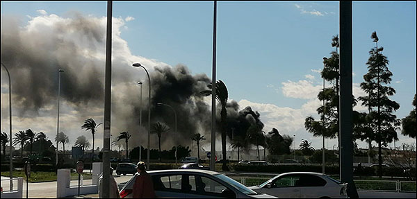 Última hora: Una pelea entre adolescentes acaba con el incendio de un parque infantil en Torrevieja
