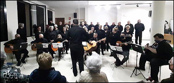 La Masa Coral «José Hódar», ofreció un Concierto de Habaneras para los vecinos de Riópar