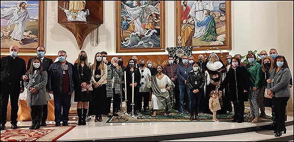 Emotiva celebración de la  Misa Cuaresmal de la Cofradía del Santo Sepulcro “Yacente”