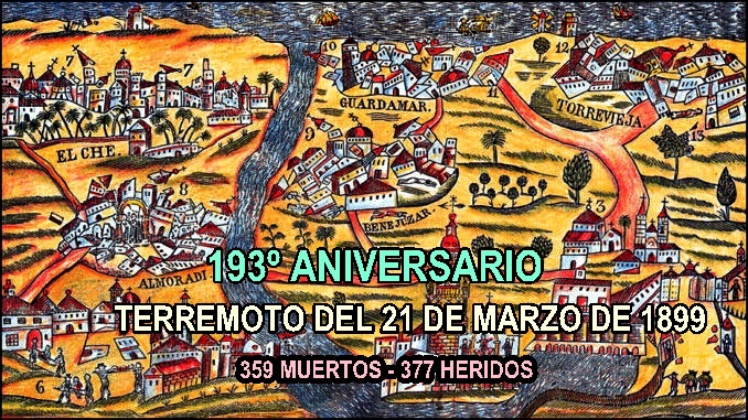 Ayer se cumplieron 193 años del Terremoto de Torrevieja de 1829