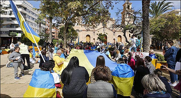 Concentración por la paz de la colonia Ucraniana