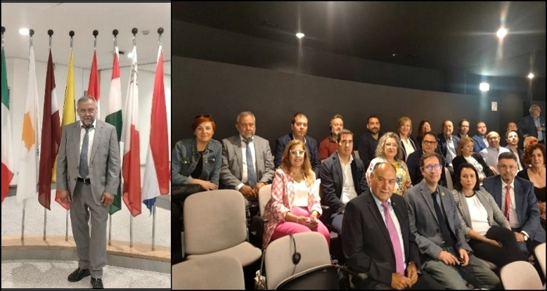 El Secretario General del PSOE de Torrevieja Andrés Navarro visita Bruselas