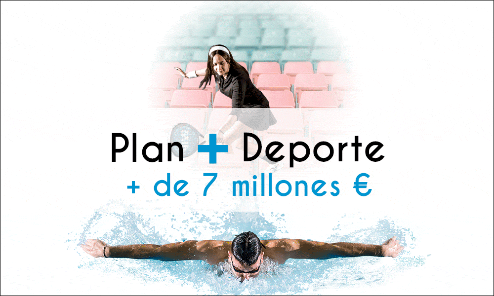 La Diputación pone en marcha el «Plan + Deporte» con mas de 7 millones de €