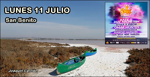 Agenda del lunes 11 de julio - Objetivo Torrevieja Agenda del lunes 11 de julio - Objetivo Torrevieja