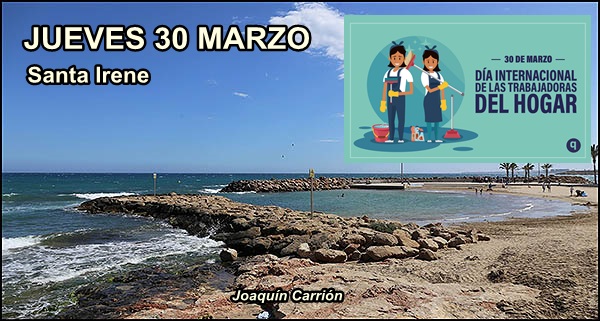 Agenda del jueves 30 de marzo de 2023.