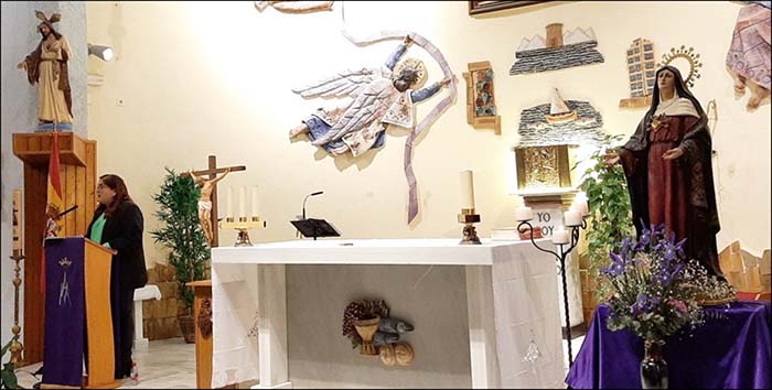 Concha Sala lanzó un mensaje de amor y esperanza en su Pregón de semana Santa de La Mata