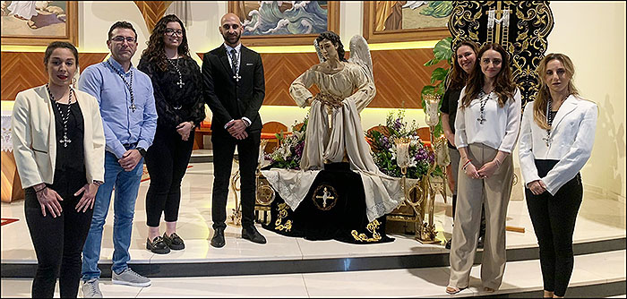 La Cofradía de la Santísima Vera Cruz de la Convocatoria y Nuestro Padre Jesús en Samaria, celebró su Misa de Cuaresma
