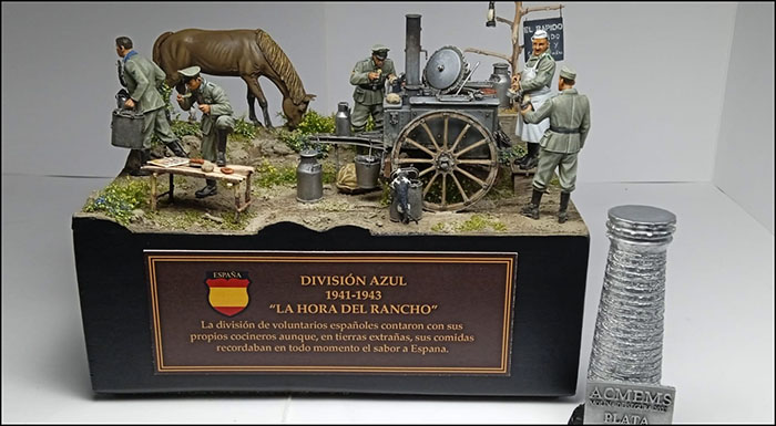Rafael Aracil recibe dos medallas en el I Concurso Internacional de Modelismo de Molina de Segura