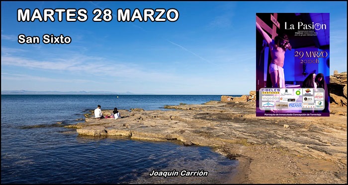 Agenda del martes 28 de marzo de 2023.