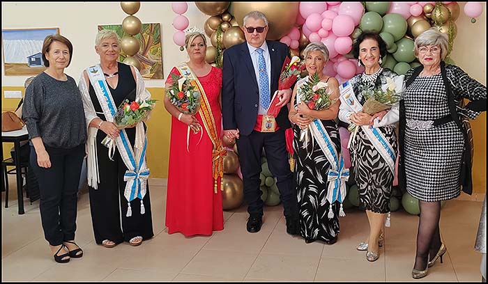 La Casa de la 3ª Edad de San Pascual coronó a su Reina, damas y Míster 2023