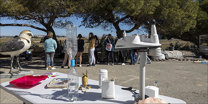 Varios talleres y actividades para toda la familia se celebraron ayer en el Parque Natural, con motivo del “Día Meteorológico Mundial”