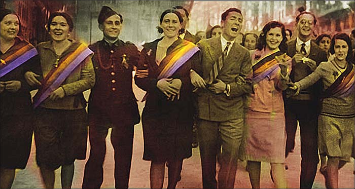 IU, Podemos y Alter conmemoran el 92º aniversario de la II República.