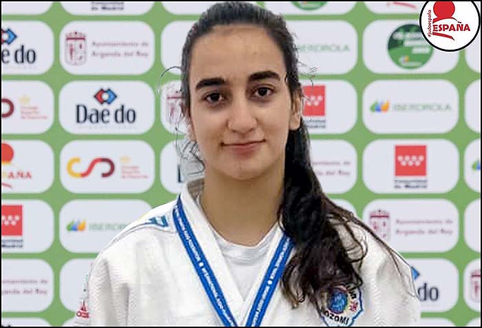 Claudia Morales Imbernón campeona de España junior de Judo.