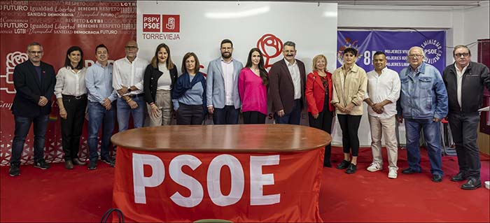 El PSOE de Torrevieja pone en marcha la maquinaria electoral.