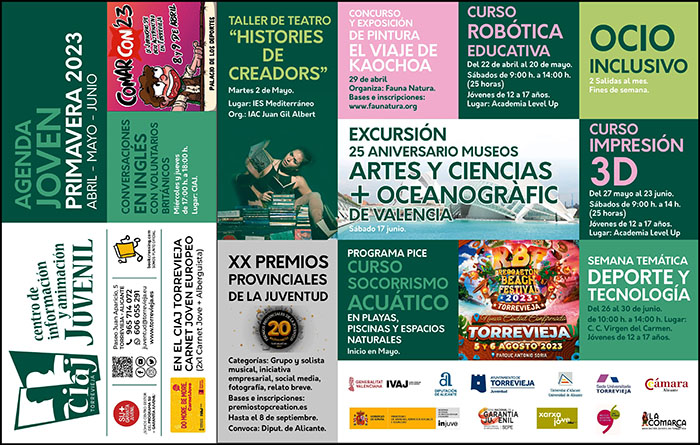 Juventud presentó su Agenda Joven de primavera 2023