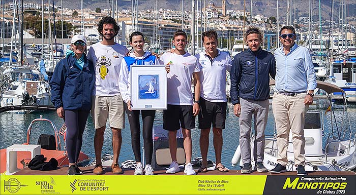 El RCNT va 3º en el campeonato autonómico de monotipos en el Club Náutico de Altea.