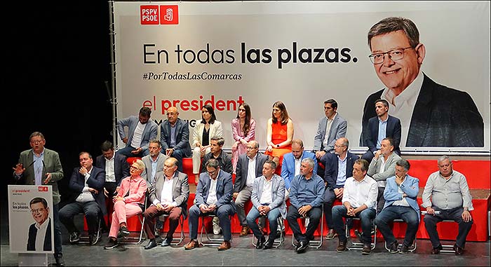 Presentados en Torrevieja los candidatos comarcales del Partido Socialista.
