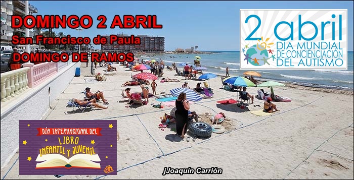 Agenda del fin de semana del 31 de marzo al 2 de abril (y III)