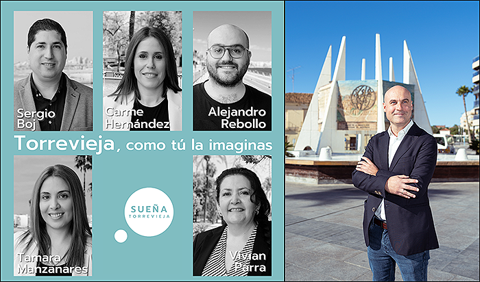 Sueña Torrevieja presenta a sus candidatos del número 6 al número 10 de su lista electoral.