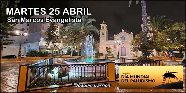 Agenda del lmartes 25 de abril.