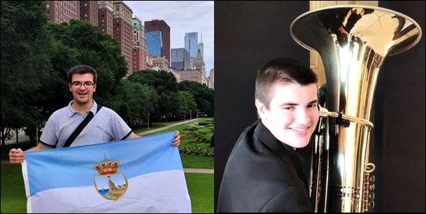 Samuel Hernández Imbernón tubista titular de la Joven Orquesta de las Comarcas Gironines