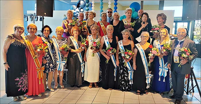 Presentados en una espectacular gala las Reinas, Damas y Míster de todos los Centro de Mayores.