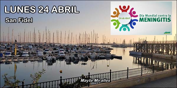 Agenda del lunes 24 de abril.