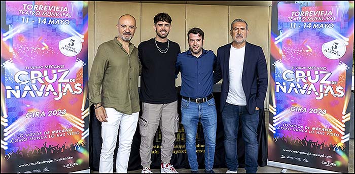 El Musical «Cruz de navajas, el último mecano», estará en cartel desde hoy 11 al 14 de mayo, en el Teatro Municipal de Torrevieja.