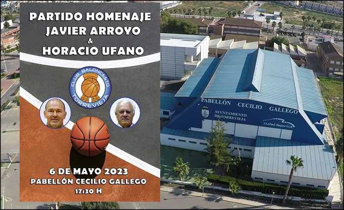 El Balonmano torrevejense rendirá homenaje a los entrenadores Horacio y Javier.