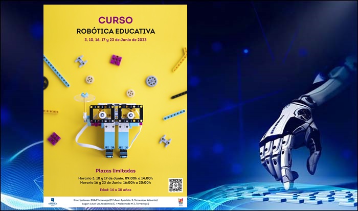 Juventud abre las inscripciones para participar en un curso de robótica educativa.
