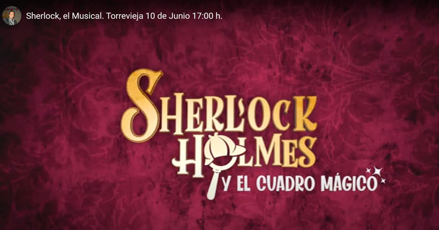 Sherlock, el Musical … Un musical para toda la familia. ¡Esta tarde en el Teatro! ¿Os lo vais a perder?