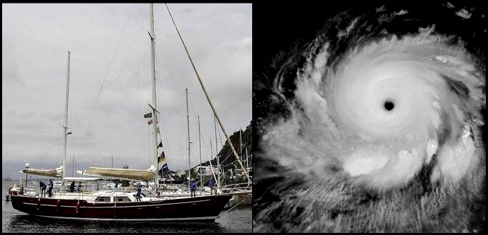 Desaparece el velero “Pros” a causa del tifón Mawar fondeado en el puerto de Apra.