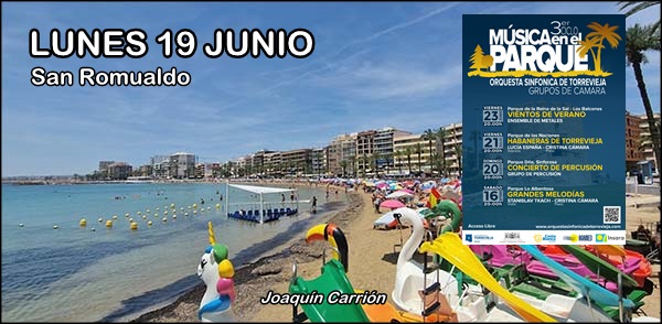 Agenda del lunes 19 de junio.