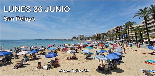 Agenda del lunes 26 de junio.