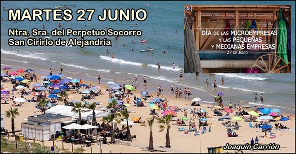 Agenda del martes 27 de junio.